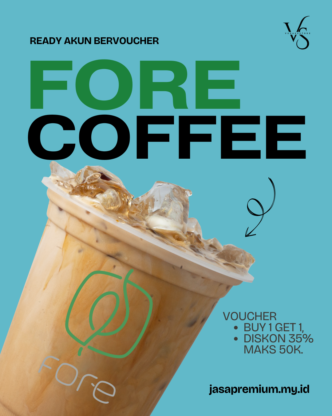 AKUN FORE KOPI B1G1 DISC 35% MAX 50K