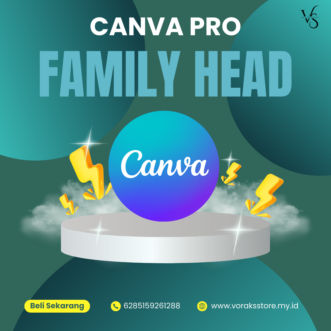 CANVA PRO HEAD TEAM 1 BULAN